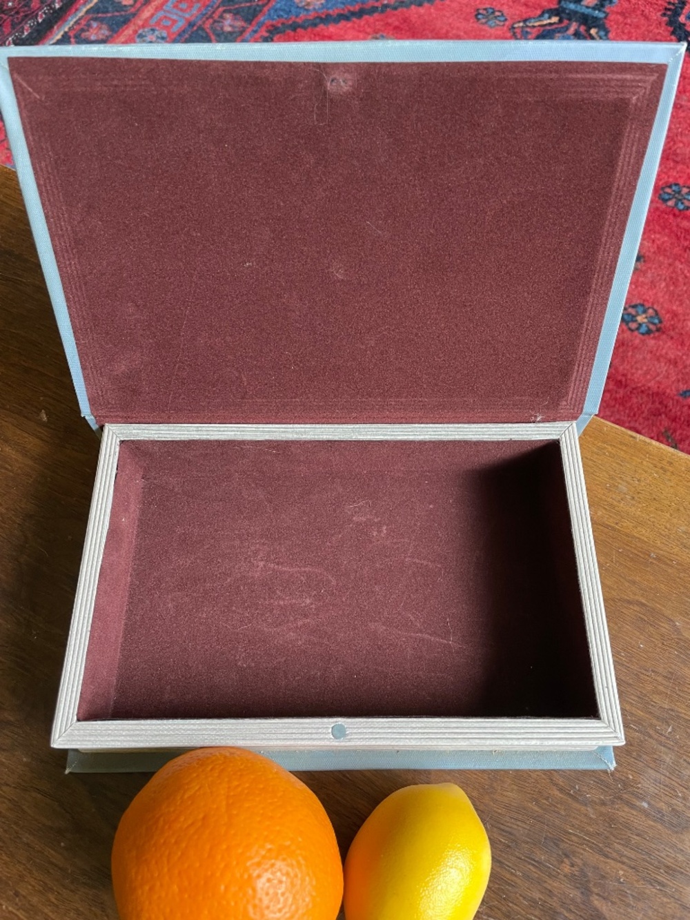 PRICE DROP! "Book" Storage Box with Orange Crate Design Cover - Picture 14 of 15